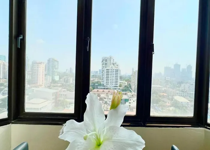 Selfcheckin Omni Tower Sukhumvit4 Nana Asoke Bts Mrt Hispeed Wifi Pool&gym Appartement
